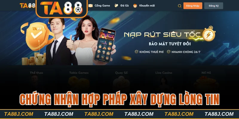 Chứng nhận hợp pháp xây dựng lòng tin